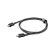 Cable Charger Mobile Anker 322 Type-C To Type-C 3FT A81F5H11 1M Black
